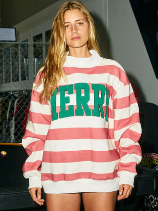 Merry Mood Mockneck