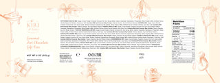 Kiri Sons Hot Chocolate Gourmet Gift Set Of 9 28g Per Flavor 9 Oz Total Flavors Include Caramel Pepp