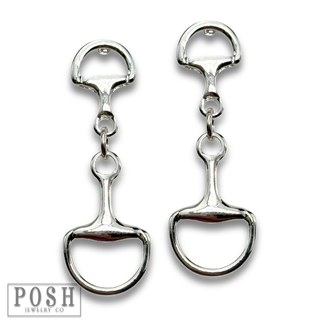 Equestrian charm dangle earring