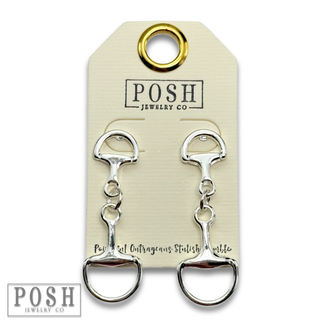 Equestrian charm dangle earring