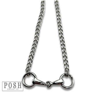 Equestrian snaffle choker necklace