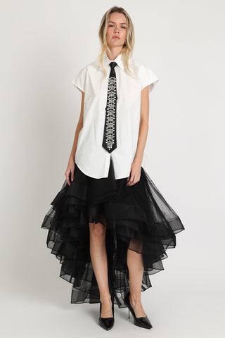 All Tied Up Sleeveless Blouse