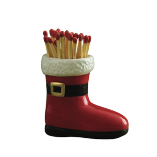 Santa Boot Match Holder