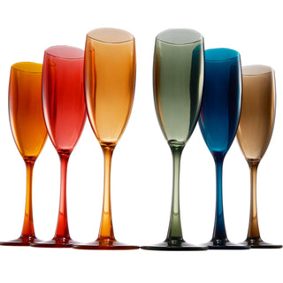 European Style Crystal Stemmed Wine Glasses Acrylic Glasses Tritan Drinkware Unbreakable Muted Color