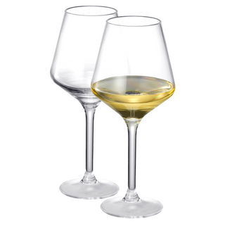 European Style Crystal Stemmed Wine Glasses Acrylic Glasses Tritan Drinkware Unbreakable Muted Color
