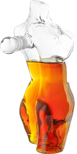 Lady Body Sculpture Whiskey Wine Decanter Elegant Perfect For Home Decoration 750ML By The Wine Sava