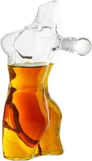Lady Body Sculpture Whiskey Wine Decanter Elegant Perfect For Home Decoration 750ML By The Wine Sava