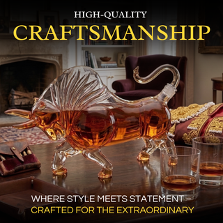 Bull Decanter Premium Barware Gift Elegant Drinkware Collection
