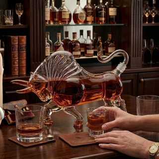 Bull Decanter Premium Barware Gift Elegant Drinkware Collection