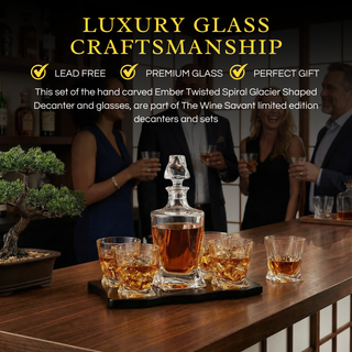 European Style Whiskey And Wine Decanter Premium Barware Gift