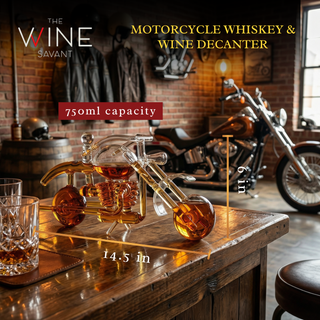 Motorcycle Whiskey Decanter Premium Barware Gift Elegant Drinkware Collection