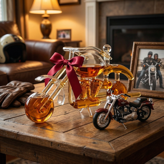 Motorcycle Whiskey Decanter Premium Barware Gift Elegant Drinkware Collection