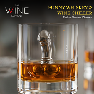Unique Whiskey Wine Chiller Funny Liquor Ice Chilling Suction Cup Beverage Cooler Peni Shaped Gag Gi