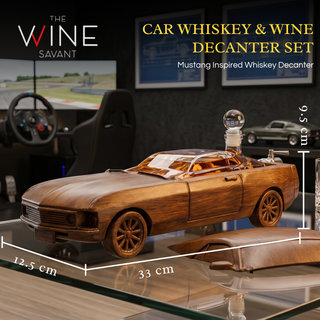 Mustang Car Wine Whiskey Decanter Set 500ML By 13 L Ford Mustang Gifts Ford Gifts Wo