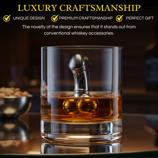 Unique Whiskey Wine Chiller Funny Liquor Ice Chilling Suction Cup Beverage Cooler Peni Shaped Gag Gi