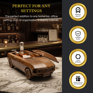 Mustang Car Wine Whiskey Decanter Set 500ML By 13 L Ford Mustang Gifts Ford Gifts Wo