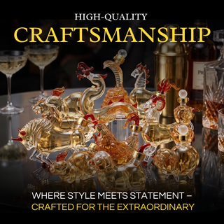 12 Chinese Zodiac Wine Whiskey Decanter Set Set Of 12 Miniature Hand Blown Decanters New Year Table
