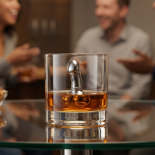 Unique Whiskey Wine Chiller Funny Liquor Ice Chilling Suction Cup Beverage Cooler Peni Shaped Gag Gi