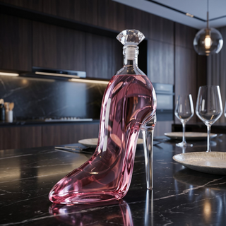 Stiletto Whiskey And Wine Decanter Premium Barware Gift Elegant Drinkware Collection