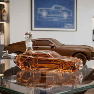 Mustang Car Wine Whiskey Decanter Set 500ML By 13 L Ford Mustang Gifts Ford Gifts Wo