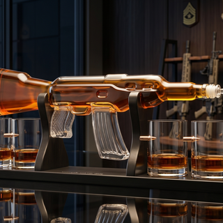 Rifle M16 Gun Decanter Premium Barware Gift Elegant Drinkware Collection