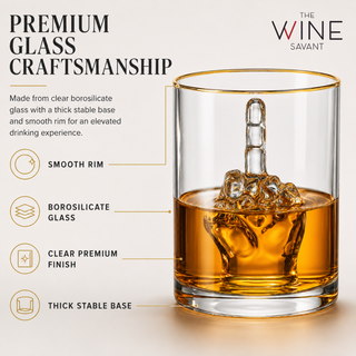 Middle Finger Gifts Whiskey Glass Single Novelty Whiskey Wine Funny Gift For That Someone You Love M