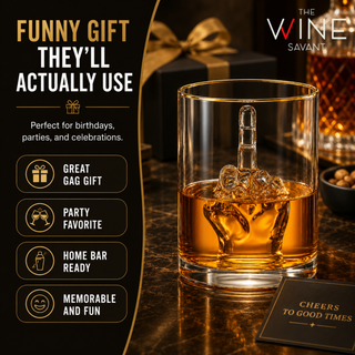 Middle Finger Gifts Whiskey Glass Single Novelty Whiskey Wine Funny Gift For That Someone You Love M