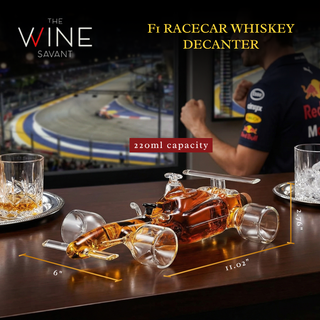 F1 Racecar Whiskey Decanter 8 12OZ Scotch Bourbon Liquor Decanter For Car Lovers Formula 1 Racing En