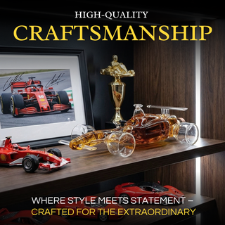 F1 Racecar Whiskey Decanter 8 12OZ Scotch Bourbon Liquor Decanter For Car Lovers Formula 1 Racing En