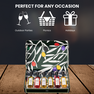 Olive Oil Gourmet Sampler Gift Set Of 6 Premium Extra Virgin Blend Olive Oil Made In Spain Natural F