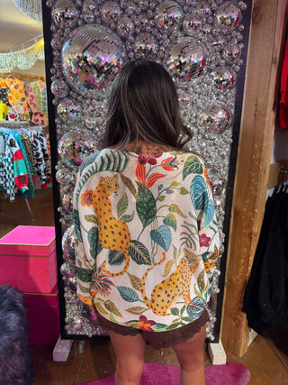 Yolly Italy Wild Tropics Printed Sweater