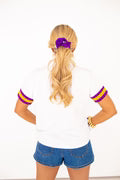 Brianna Cannon LSU Sparkle Logo T-Shirt