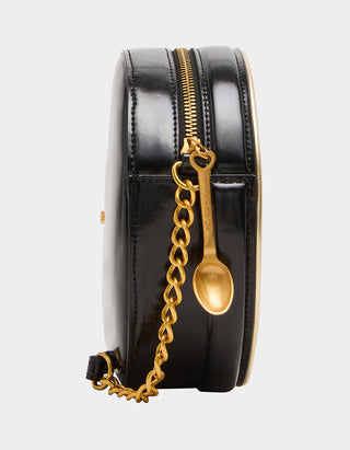 Betsey Johnson Kitsch Caviar Crossbody Blue