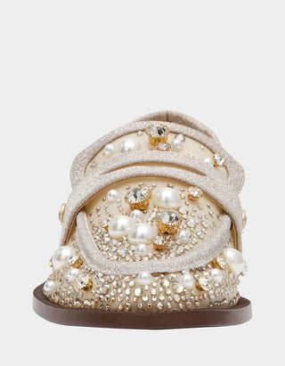Betsey Johnson Maren Light Gold Loafer