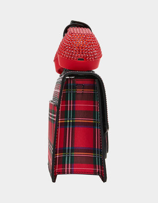 Betsey Johnson Brrrr-ing Phone Bag Plaid