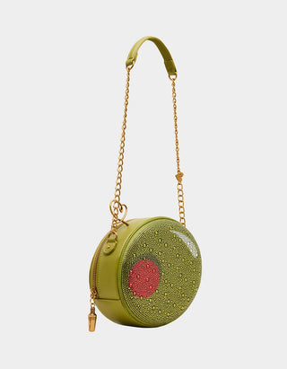 Betsey Johnson Olive You Green Crossbody