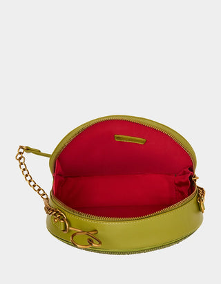 Betsey Johnson Olive You Green Crossbody