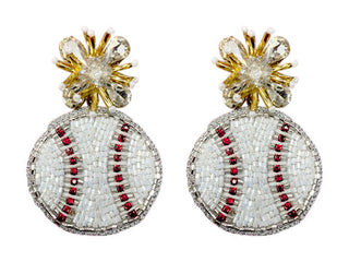 Baseball Earrings