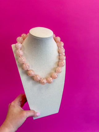 Bauble Ball Necklace - Pink
