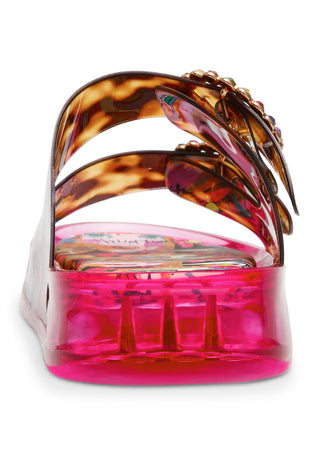 Betsey Johnson Landin Jelly Flatform Sandals