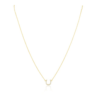 Bridgette Mini Horseshoe Necklace