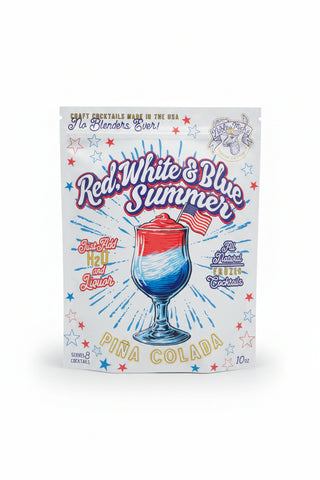 Frozen Cocktail Mix - Red White & Blue Summer Pina Colada