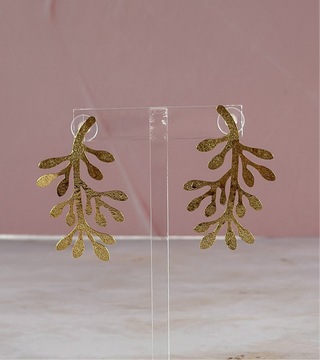 Golden Branch Earrings