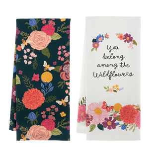 Flower Field Tea Towel Assorted Ganz