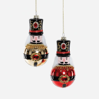 Nutcracker Ball Glass Ornament