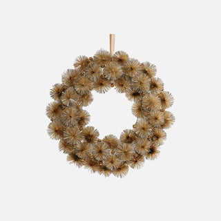 Festive Fiber Blend Wreath - 21.75 in