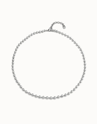 Emotions Silver - Beaded chain necklace