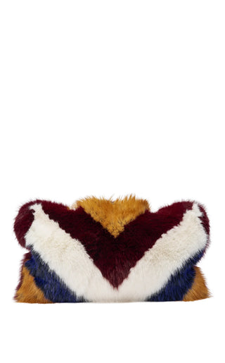 CONFIDANTE-MULTI FAUX FUR HANDBAG