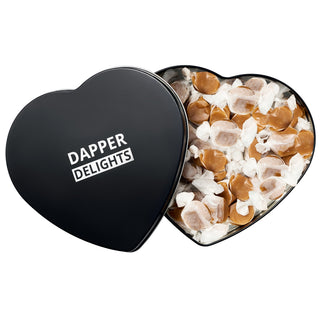 Single Malt Scotch Whiskey Caramel Heart Tin Small Batch High Quality Salted Caramels Gift Gifted In