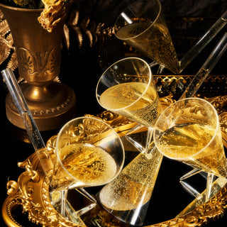 Champagne Shooter Champagne Flutes Glasses Unbreakable Acrylic With Stand Bridesmaid Proposal Box St